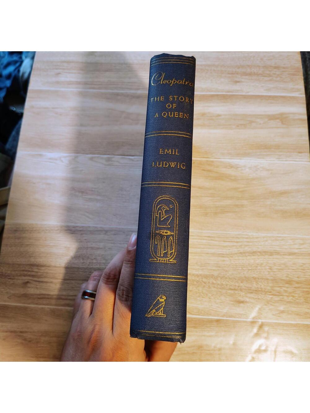 Cleopatra The Story of a Queen by Emil Ludwig Vintage Hardcover Book